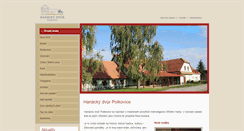 Desktop Screenshot of hanackydvur.cz